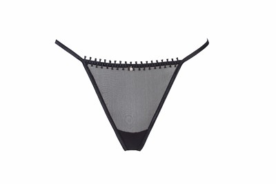 String Diamor in schwarz von Escora in Größe 36  / 40 / 42