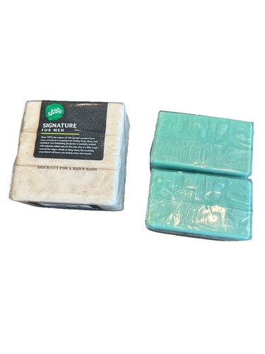 2 Bars Irish Spring Signature for Men Hydrating Body & Face Soap & 3 Exfoliating - Picture 2 of 2