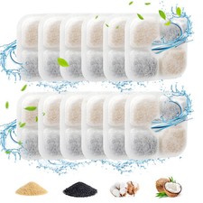 12pcs Cat Fountain Filters Replacement for 80oz Pet Water Replacement