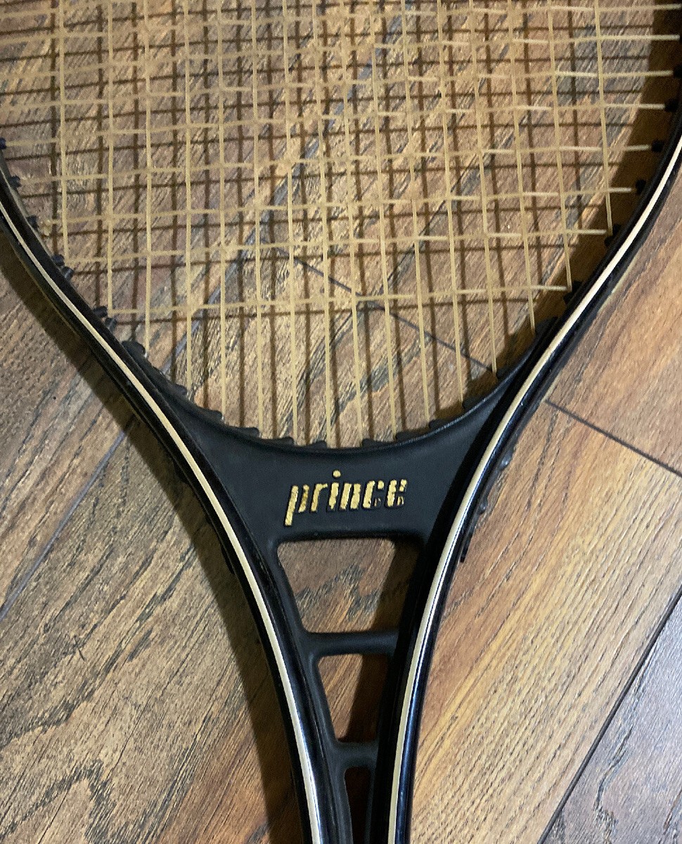 Raquette De Tennis Prince Pro Series Vintage 80s - Manche 4 1/8 - Avec Housse