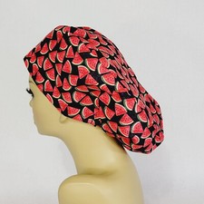 Women Scrub Hat, Watermelon, Surgical Cap, Scrub Cap, Nurses Gift, Medical