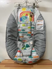 Bright Starts Bouncer Playful Paradise Replacement Part Fabric Seat Cover Gray