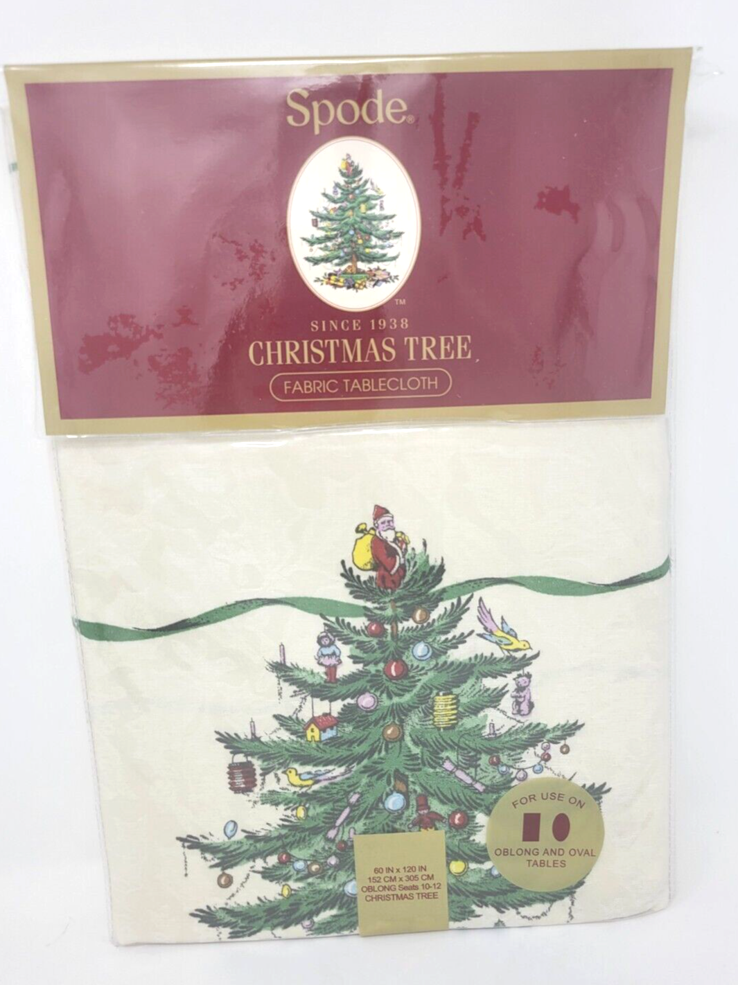 Spode Ivory Christmas Tree Tablecloth 60 x 120 eBay