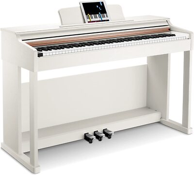 Donner DDP-100 Digital Piano Keyboard 88 Key + Triple Sustain Pedal Stand Cover