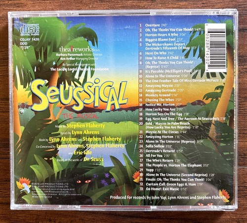 Seussical The Musical Original Off-Broadway Cast SOUNDTRACK - Picture 2 of 3