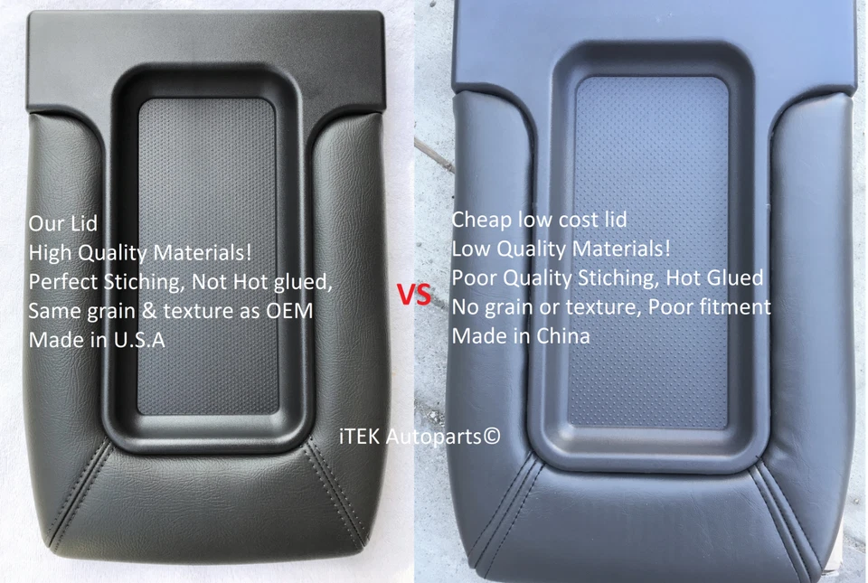 SIERRA CENTER CONSOLE LID ARMREST STORAGE FOLD DOWN JUMP SEAT 99-02 SILVERADO - Image 2 of 4