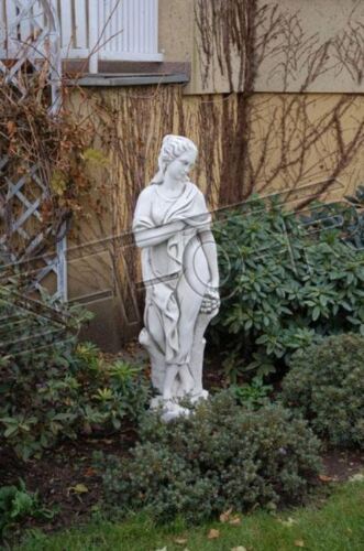 Figura de mujer estatuas esculturas para jardín romano nuevo material de piedra color blanco - Imagen 1 de 2