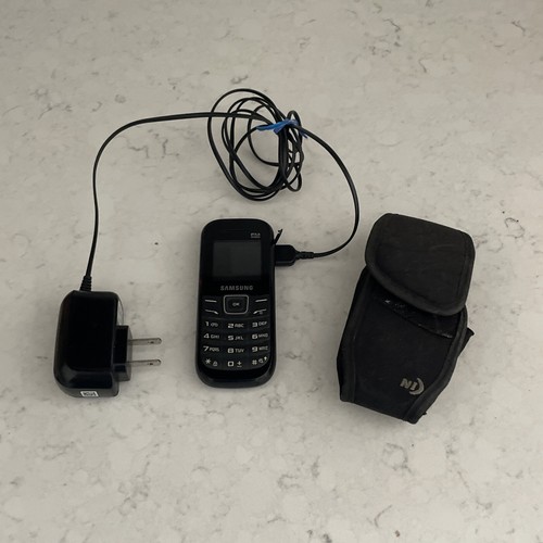 Vintage Samsung Keystone 2 Black Cell Phone with Charger In Case GTE1205L PARTS eBay