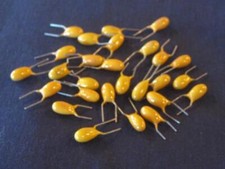 10uf 35v 10 STC 10uf 35V Dip Tantalum Capacitor  Qty of 25    NEW  