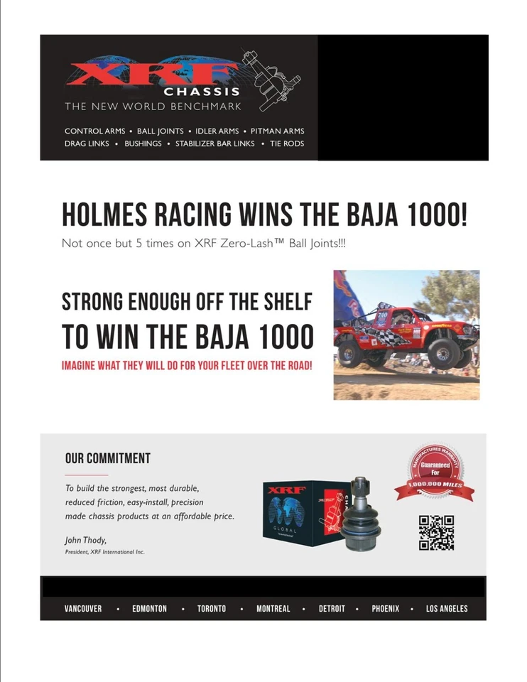 XRF Front Sway Bar Link KIT Magnum Challenger Charger 2005-2022 Lifetime Warr - Image 2 of 4