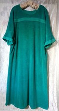 VTG Donna Richard For Gilligan O Malley Toweling Fleece Lounge Robe Pockets L