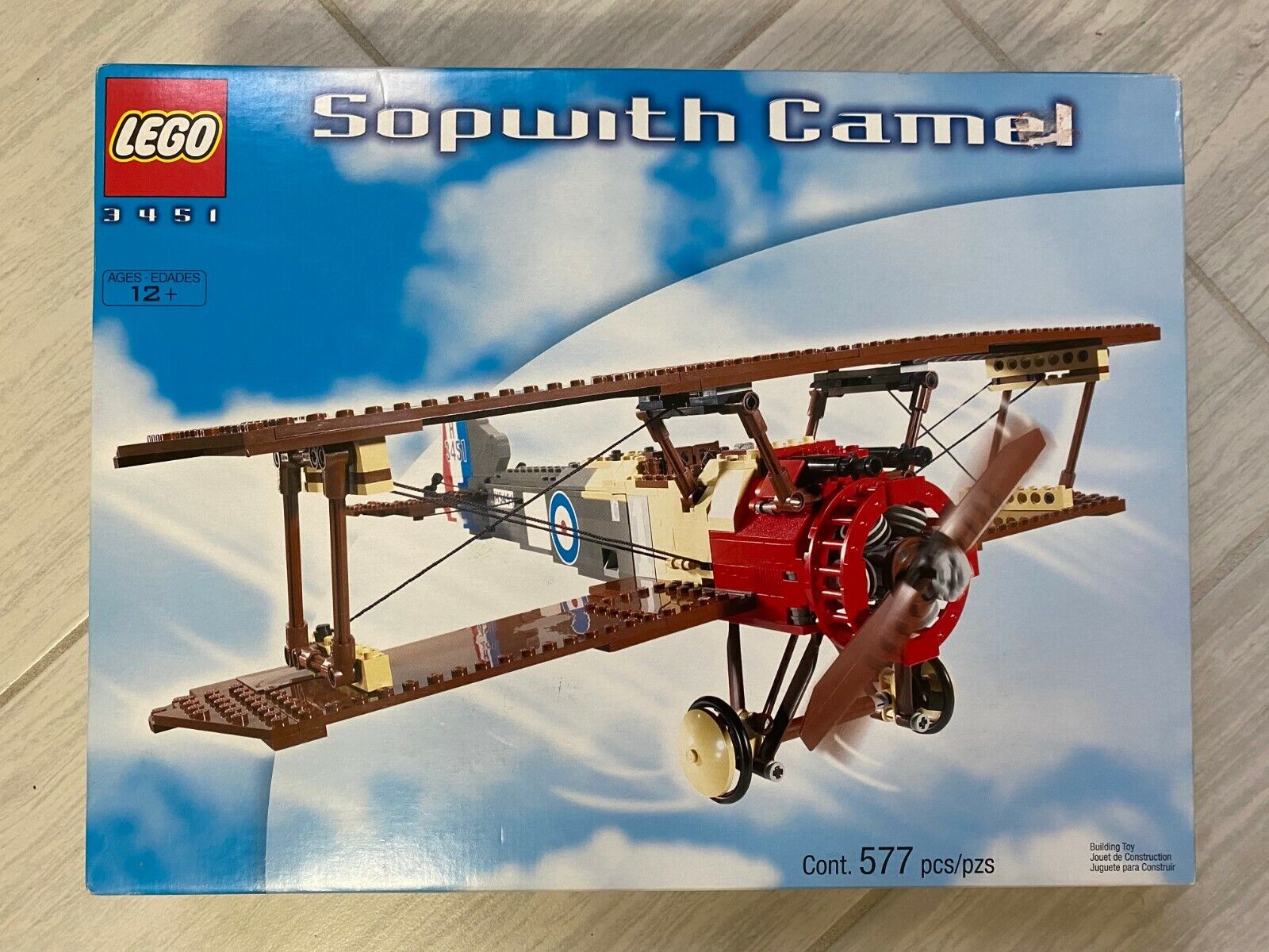 Lego Sopwith Camel (3451)Ultra Rare Vintage Lego Set BRAND NEW/PERFECT CONDITION