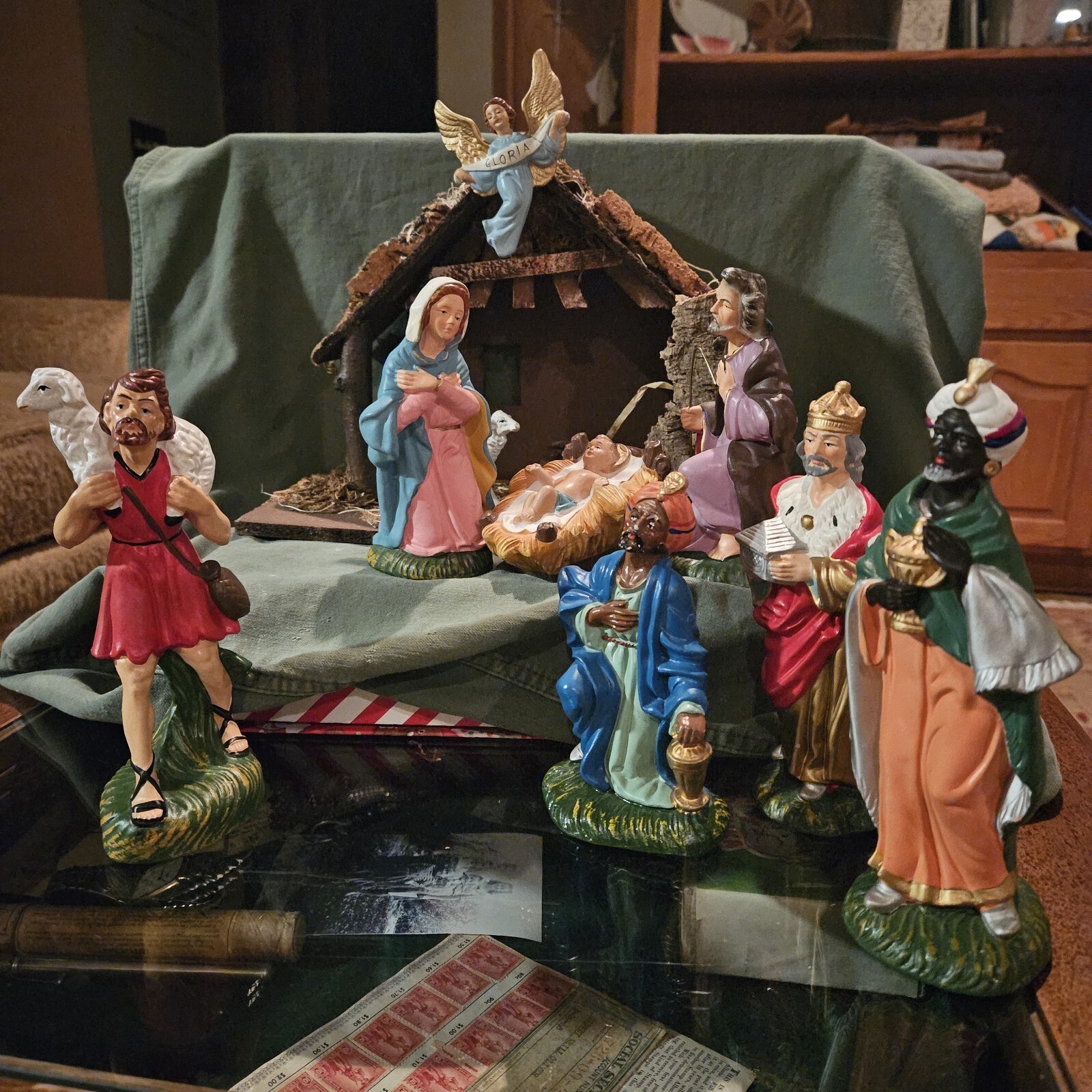 vintage nativity set japan Merrist Wood Equine Arena