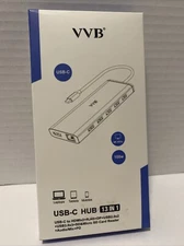 VVB USB-C Hub 13 In 1 For Laptops, Tablets And Mobiles. 4k 60Hz And 100w.