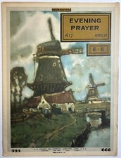 Evening Prayer 1918 Sheet Music, Edition Beautiful, Gould, C. C. Church Company