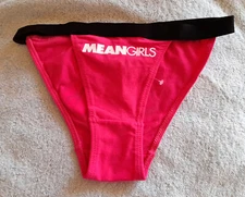 Cute Pink Print Tanga Briefs High Leg String Bikinis  UK 6 Ladies 11-13 girls