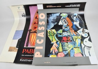 C41M21 3x exhibition poster Picasso including Museum Ludwig Cologne 1993