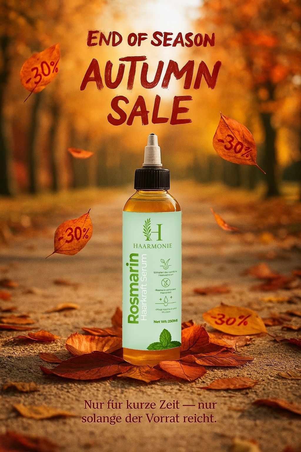 SALE Haarwachstum Serum/ Rosmarin Haaröl/ Für Dünne Haare/ Gegen Haarausfall