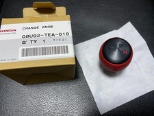 Jdm Genuine Honda Type-r 2017 Civic 6speed Red Leather Shift Knob 08u92-tea-010 Jdm Genuine Honda Type-r 2017 Civic 6speed Red Leather Shift Knob 08u92-tea-010