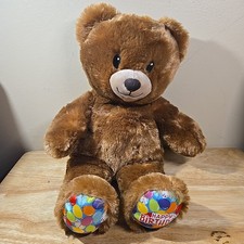 Build-A-Bear - Happy Birthday Brown Teddy Bear Plush Stuffed Animal BAB