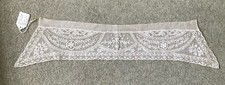 Antique/ Vintage Collar White Work On Machine Net + Lace Trim 1900-20s
