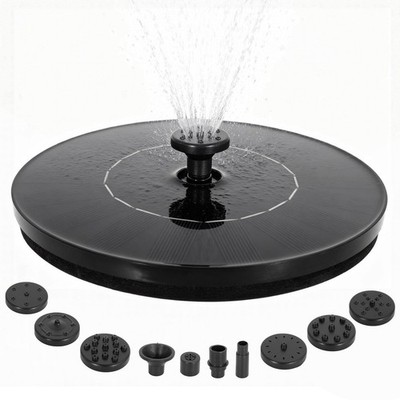 Upgraded 2000mAh Solar Fountain Pump, High-Efficiency 2W Wireless Solar Water...