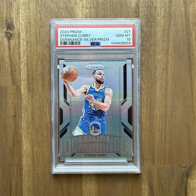 2024-25 Panini Prizm - Dominance Stephen Curry #21 Silver PSA 10 GEM MT