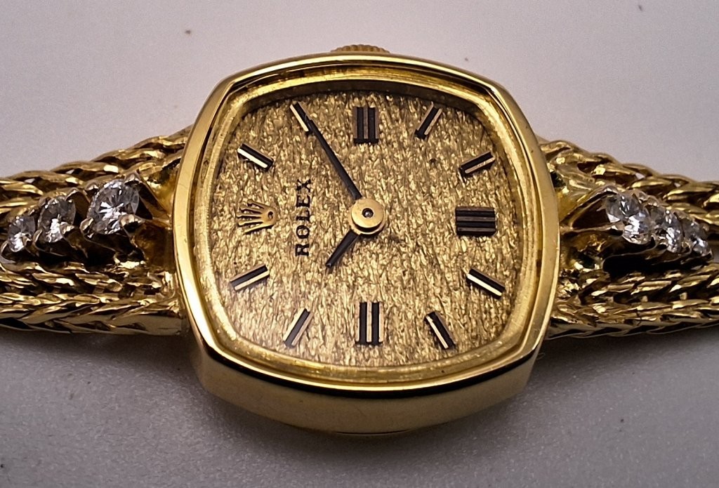 Rolex Ladies Vintage Dress Watch 14k Yellow Gold 100% Original 1960 main image 2