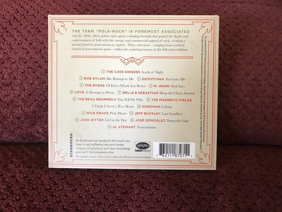 When Folk Meets Rock Cd   The Saga Of A Sound  Rhino Records Various Artists  VG - Imagem 2 de 4