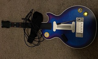 Xbox Gibson Les Paul BlueBerry Burst Pro Crkd Guitar