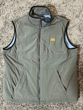 L.L.Bean Primaloft Gray Insulated Full Zip Stand-Up Vest Pockets Mens XL Reg