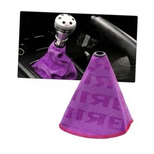 Car Shift Boot Cover, Fabric Shifter Lever Knob Boot Dustproof Cover Purple