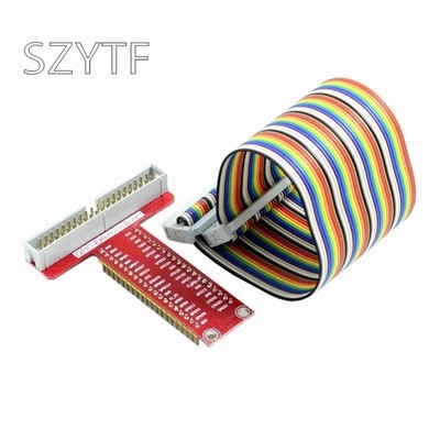 T-Type GPIO Expansion Board 40P Cable for Raspberry Pi 4 3 B SZYTF