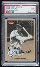 2002 Fleer Greats Auto Stan Musial PSA 9 MINT Auto HOF 0ne6