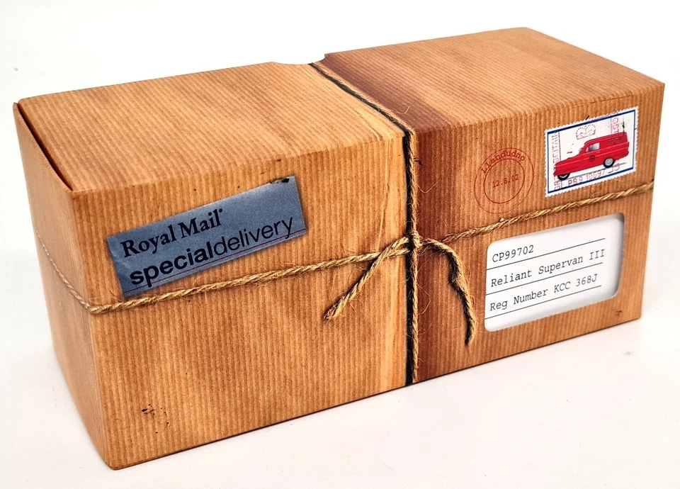 Vanguards 1/43 Reliant Supervan III Royal Mail Post Brenhinol Diecast Model Car - Image 2 of 4