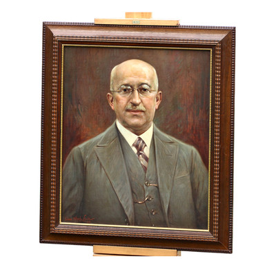 Oskar Alfred Nick Signed Oil Portrait Painting on Canvas Framed OOAK