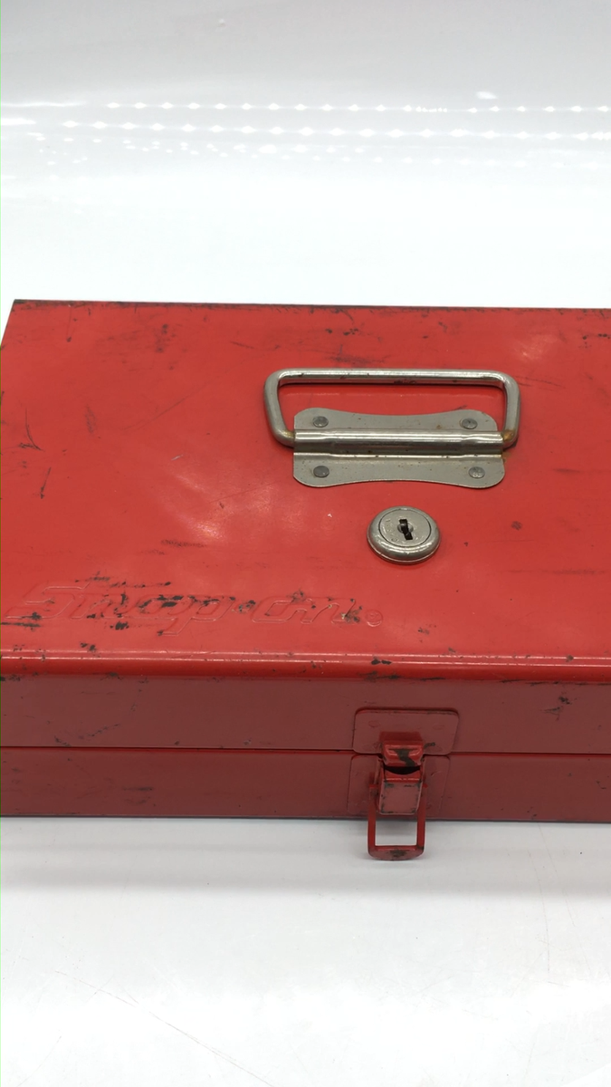 SNAP-ON スナップオン メタルツールボックスKRA65C 旧ロゴ Snap-on KRA65C Tool box Red metal box Out of Production USA Made