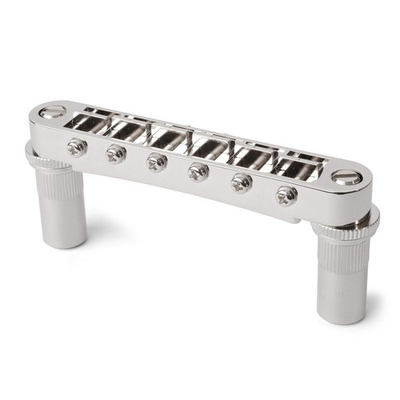 #ad Gotoh Tune o matic Bridge with Studs Bushings Chrome $32.00