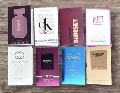 (V1) Parfum Set 8 Stück Jil Sander Burberry Mugler Boss Joop
