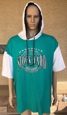 Vintage Nashville Stock-Yard Restaurant S/S Hoodie Shirt Diport USA Made Size XL