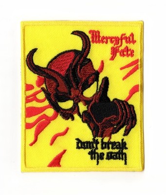 Mercyful Fate Dont Break The Oath Iron On Patch Danish Heavy Metal Band Logo