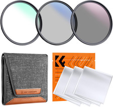 K F CONCEPT 67Mm UV/CPL/ND Lens Filter Kit UV Filter Polarizer Filter Neutral