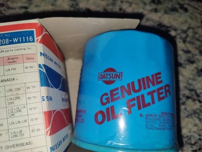 Datsun 240Z 260Z 280Z 280ZX Vintage Oil Filter 15208-W1116 OEM NOS NISSAN ~Rare!