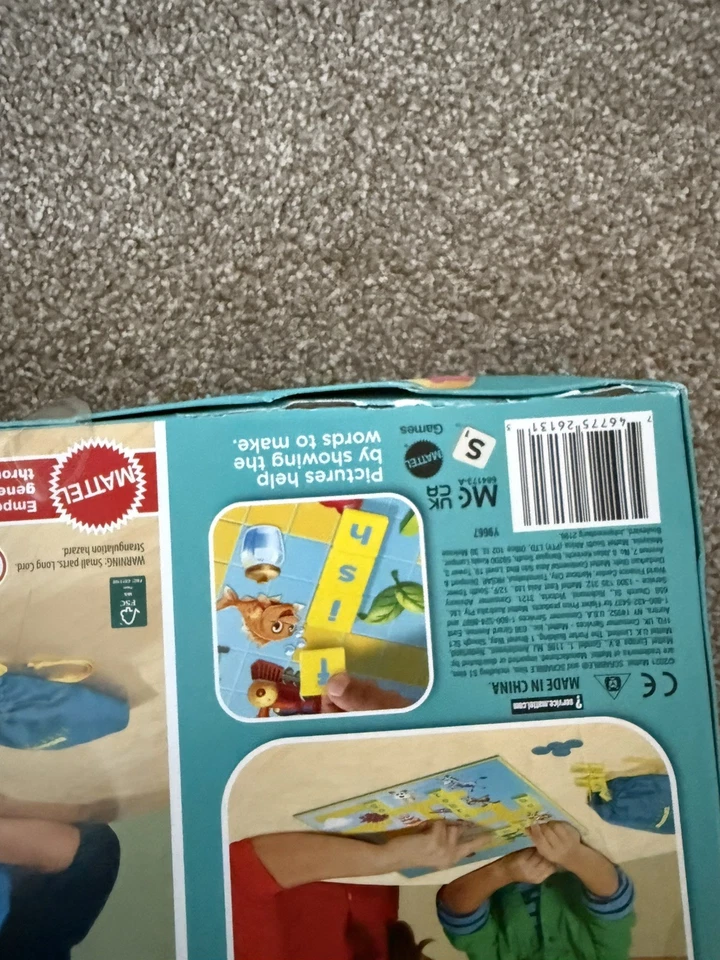 Mattel Games Scrabble Junior Kids Crossword Game with 2-Games-in-1, 2-Sided Game - Image 4 of 4