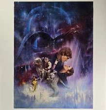 1980 Star Wars The Empire Strikes Back Fan Club Exclusive 20x27 Poster READ!