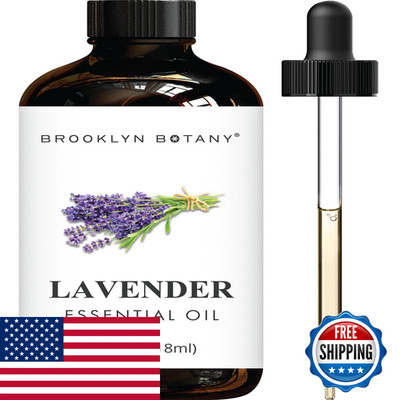 Brooklyn Botany Lavender Essential Oil - Huge 4 Fl Oz - 100 Pure And Natural -
