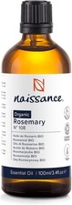 Naissance Organic Rosemary Essential Oil (No. 108) 100ml - Pure, Steam Distille