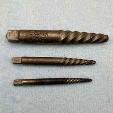 Snap On EX-2 EX-3 EX-5 Screw Extractors - Incomplete Set