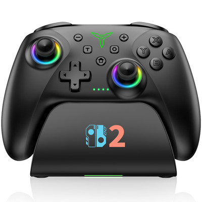 PC Controller Wireless mit RGB Licht,Gaming Controller Windows PC/Switch/Switch2
