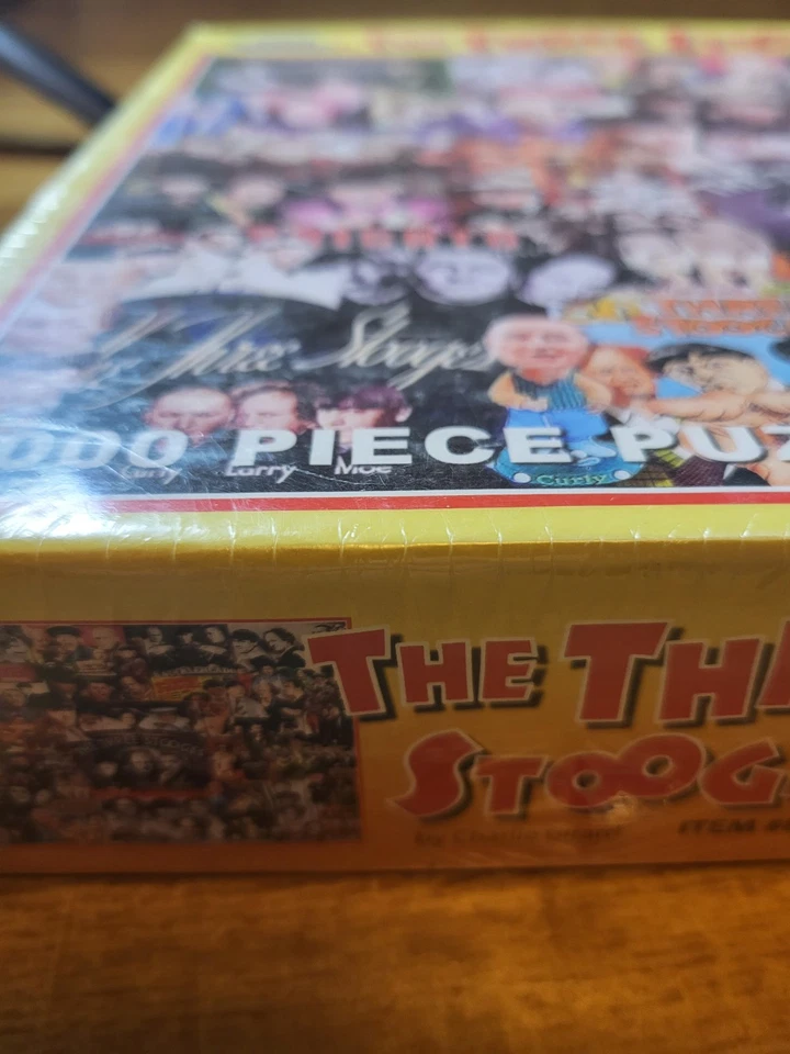 Rompecabezas Three Stooges White Mountain 1000 piezas 876S de Charlie Girard Foto 4 de 4